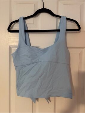 NWT Edikted Light Blue Cropped Tank Top